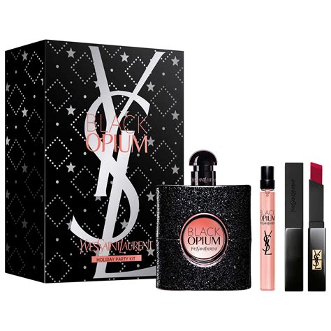 ysl black opium giftset 57.5 ml|opium gift sets on offer.